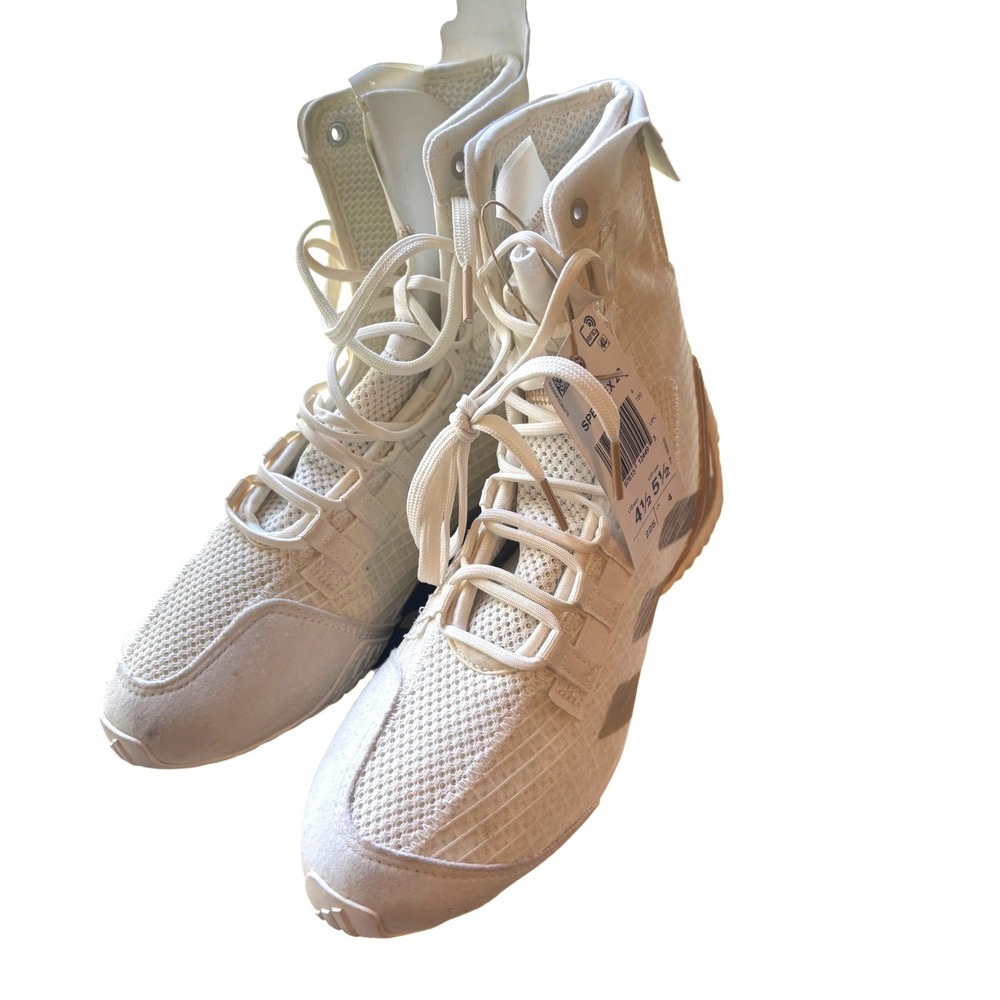 Adidas Speedex 23 Boxing Shoes JH8822 Off White Sandstone Men 4.5 Women 5.5 NWT